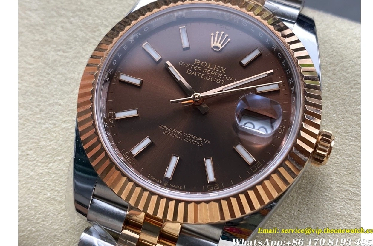 SS Stk 41mm Datejust Jub Version) SH3235(Tungsten Heavy Brown ARF 126331 RG 0424